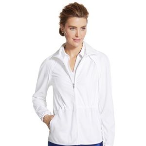 CHICOS ZENERGY GOLF CONVERTIBLE MESH JACKET SZ 3